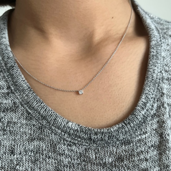 Bony Levy 18k White Gold Diamond Necklace - Picture 5 of 5